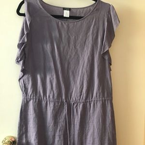 JCrew Light Linen Dress w/ Drawstring and lining